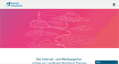 Desktop Screenshot of kempf-solutions.de